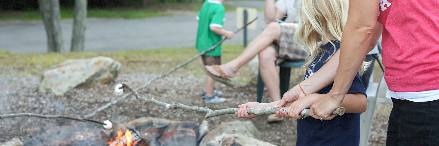 Family Camp - mother/daughter campfire