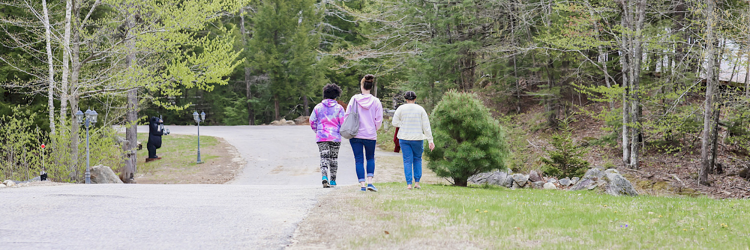 Mother/Daughter walking