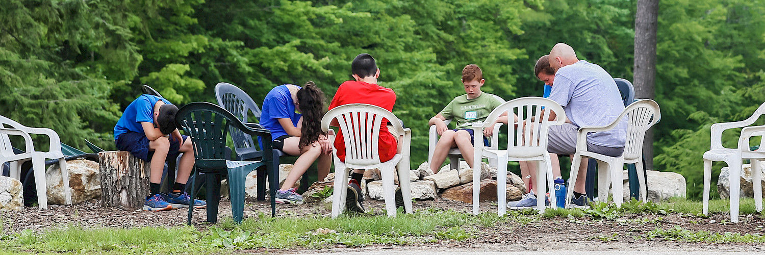 Family Camp - praying