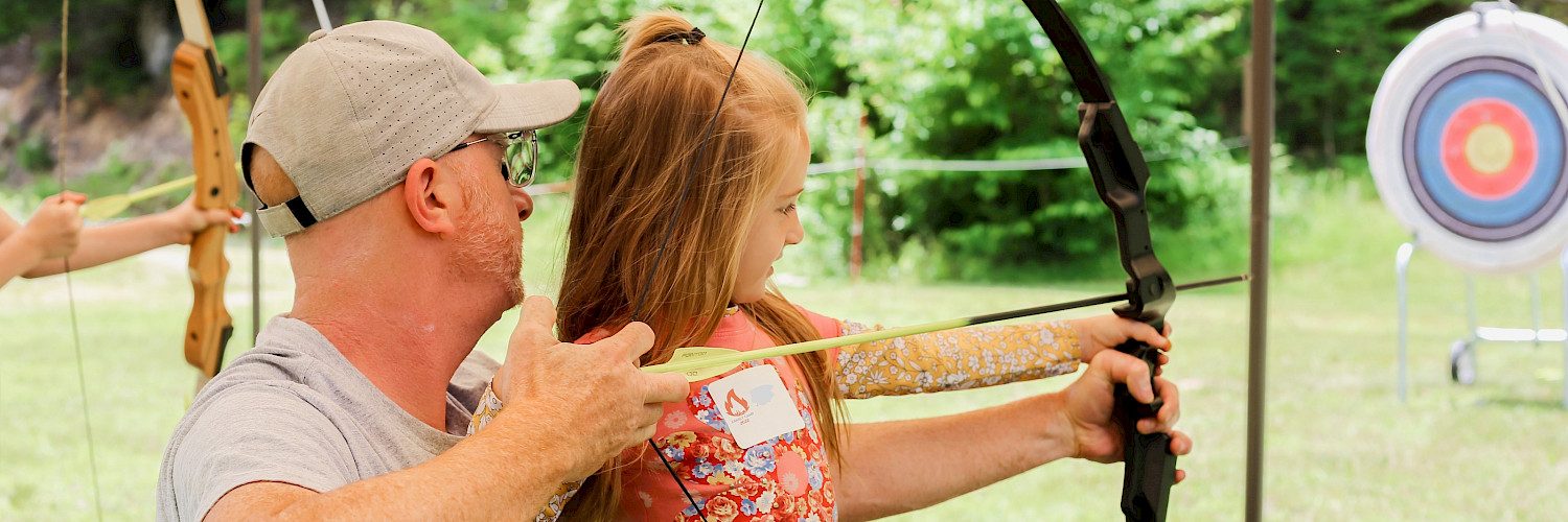 FC archery dad/daughter
