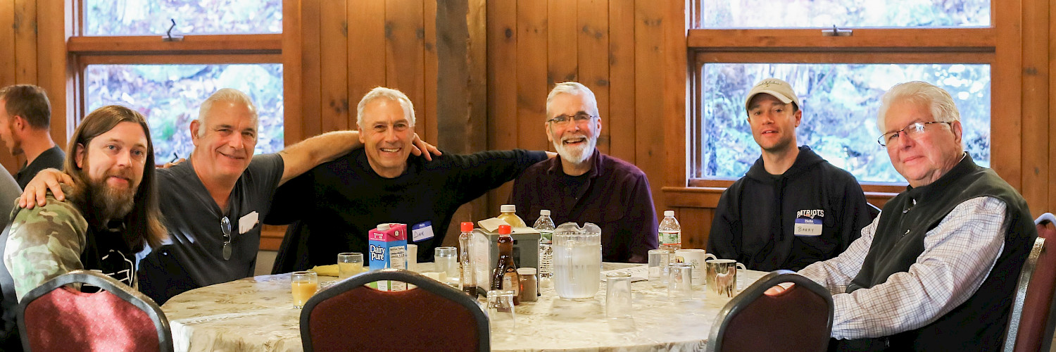 Men's Retreat - guys dining hall